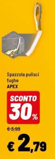 Iper La Grande Spazzola pulisci fughe APEX offerta