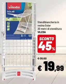 Iper La Grande Stendibiancheria in resina Solar VILEDA offerta