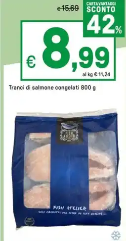 Iper La Grande Tranci di salmone congelati FISH ATELIER offerta