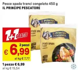 Iper La Grande Pesce spada tranci congelato IL PRINCIPE PESCATORE offerta