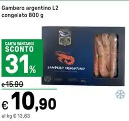 Iper La Grande Gambero argentino L2 congelato offerta