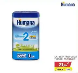 Bimbo Store Humana latte in polvere 2 offerta