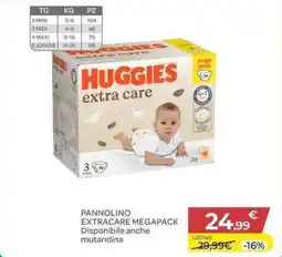 Bimbo Store Huggies pannolino extracare megapack offerta