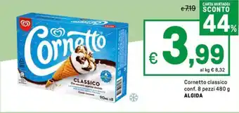 Iper La Grande Cornetto classico ALGIDA offerta