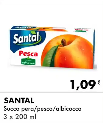 SANTAL Succo pera/pesca/albicocca