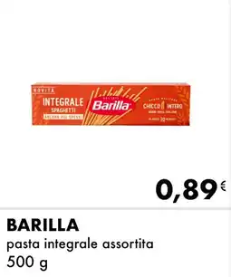 Iper Tosano BARILLA pasta integrale offerta