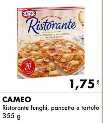 CAMEO Ristorante funghi, pancetta e tartufo