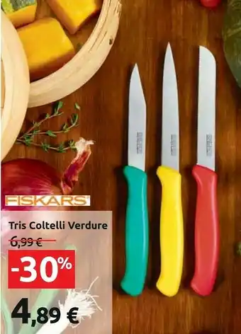 Carrefour Tris coltelli verdure offerta