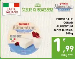 Spazio Conad Primo sale conad alimentum offerta