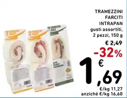 Spazio Conad Tramezzini farciti INTRAPAN offerta