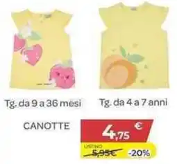 Bimbo Store Canotte offerta