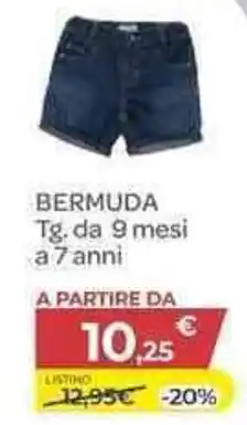 Bimbo Store Bermuda offerta