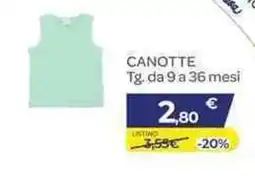 Bimbo Store Canotte offerta