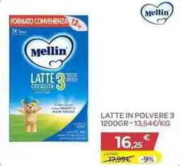 Bimbo Store Mellin latte in polvere 3 offerta