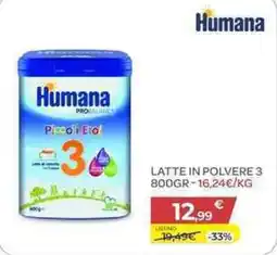 Bimbo Store Humana latte in polvere 3 offerta