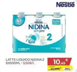 Bimbo Store Nestle latte liquido nidina 2 offerta