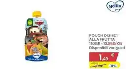 Bimbo Store Mellin pouch disney alla frutta offerta