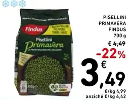 Spazio Conad Pisellini primavera FINDUS offerta