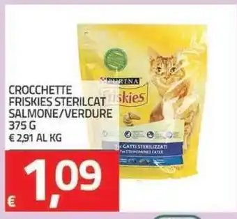TuoDi Purina Crocchette Fiskies Sterilcat Salmone/Verdure 375g offerta