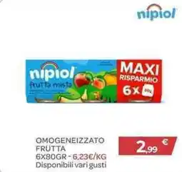 Bimbo Store Nipiol omogeneizzato frutta offerta