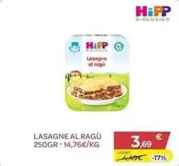 Bimbo Store Hipp lasagne al ragu offerta