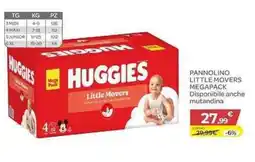 Bimbo Store Huggies pannolino little movers megapack offerta
