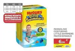Bimbo Store Huggies pannolino costumino little swimmers pacco singolo offerta