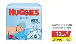 Bimbo Store Huggies salviette pure offerta