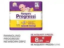 Bimbo Store Pampers pannolino progressi newborn offerta