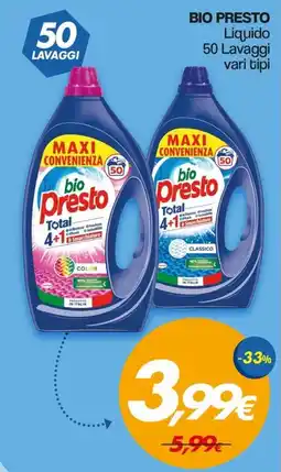 Franzy's BIO PRESTO Liquido offerta