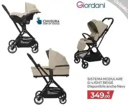 Bimbo Store Giordani sistema modulare g-light beige offerta