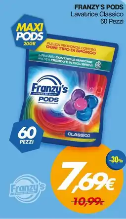Franzy's FRANZY'S PODS Lavatrice Classico 60 Pezzi offerta