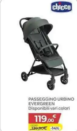 Bimbo Store Chicco passeggino urbino evergreen offerta