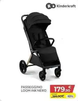 Bimbo Store Kinderkraft passeggino loom ink nero offerta