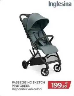 Bimbo Store Inglesina passeggino sketch pine green offerta