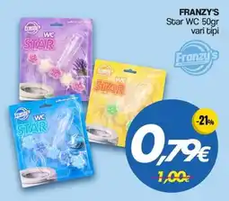 Franzy's FRANZY'S Star WC offerta