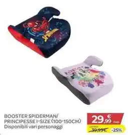Bimbo Store Booster spiderman/ principesse offerta