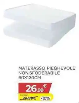 Bimbo Store Giordani materasso pieghevole non sfoderabile offerta