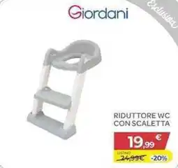 Bimbo Store Giordani riduttore wc con scaletta offerta