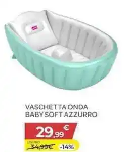 Bimbo Store Okbaby vaschetta onda baby soft azzurro offerta