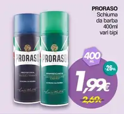 Franzy's PRORASO Schiuma da barba offerta
