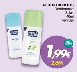 Franzy's NEUTRO ROBERTS Deodorante Stick offerta