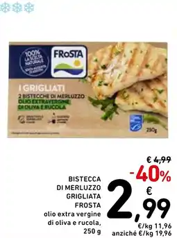 Spazio Conad Bistecca di merluzzo grigliata FROSTA offerta