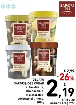 Spazio Conad Gelato SAPORI&IDEE CONAD offerta