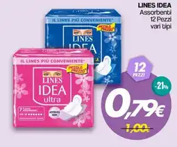 Franzy's LINES IDEA Assorbenti 12 Pezzi offerta