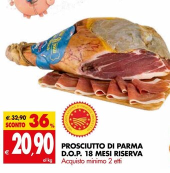 Tigros Prosciutto di Parma D.O.P. 18 mesi riserva offerta