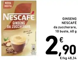 Spazio Conad Ginseng NESCAFÉ offerta