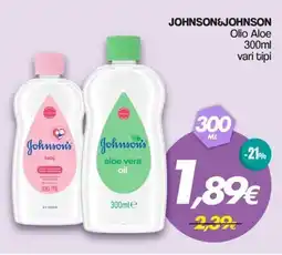 Franzy's JOHNSON&JOHNSON Olio Aloe offerta