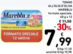 Spazio Conad Tonno all'olio d'oliva MAREBLU offerta