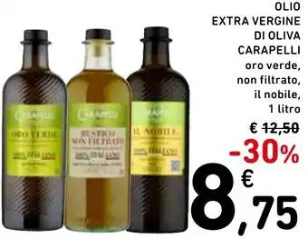 Spazio Conad Olio extra vergine di oliva CARAPELLI offerta
